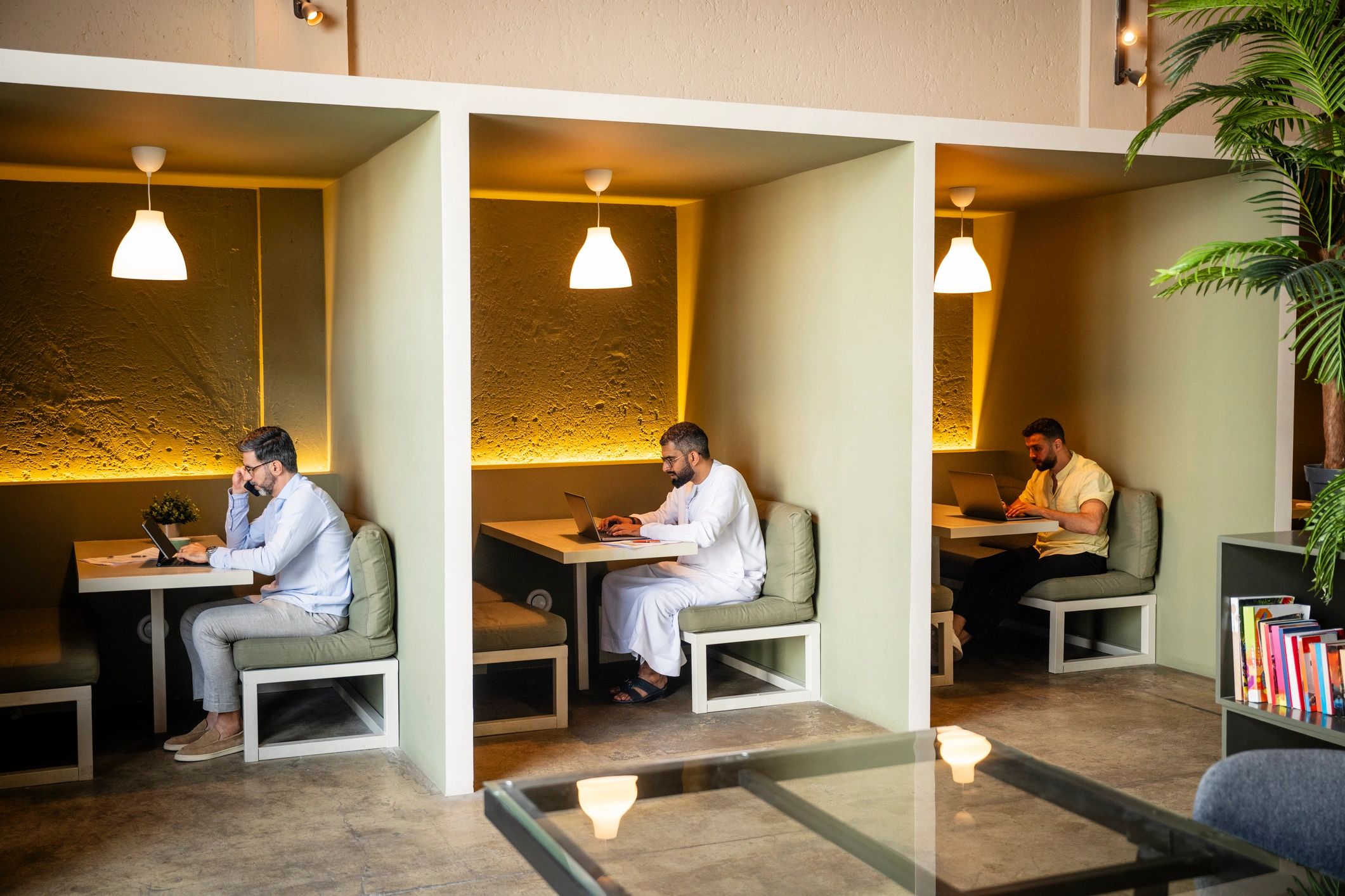 UAE business team modern office